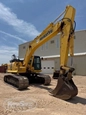 Back corner of used Excavator in yard,Used Excavator for Sale,Used Komatsu Excavator in yard for Sale